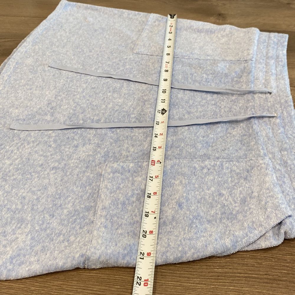 J.Jill Pure Jill Blue Terry Cloth Swimsuit Cover Up Skirt Size MP - Picture 7 of 10